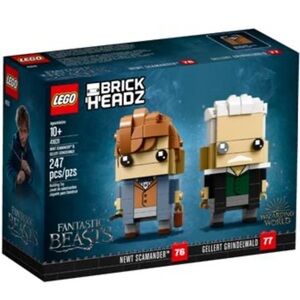 Lego brick headz newt Scamander & Gellert Grindelwald set new in sealed box